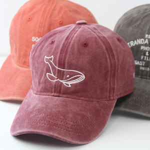 Casquette de baseball non structurée à 6 panneaux en 100 % coton, avec logo brodé personnalisé, profil bas, effet délavé, style Dad Hat, vente en gros - Product Image 5