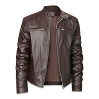 Veste en cuir pour homme, cuir souple de qualité supérieure, coupe classique confortable, design élégant, idéale pour tous les jours et les voyages