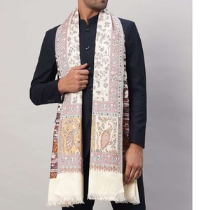 Chales de Cachemira de Doble Cara Color Granate de Alta Calidad para Invierno, Chales de Cachemira Cálidos de Gran Tamaño para Bodas - Product Image 2