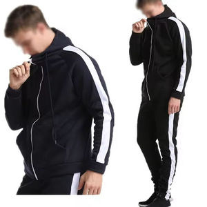 Winter 100% Cotton Anti-UV Solid Lightweight Track Suit Men 180g Fabric Weight Digital Printing Embroidery Casual Customized - Product Image 6