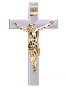 Metal Made Bishop's Blessing Crucifix Eco-friendly Customizable Custom Color Offset Printing Christian Catholic Church Crucifix - Product Image 2