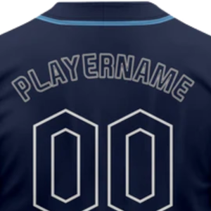 Camiseta de Béisbol para Hombre, Personalizada con Nombre de Equipo y Número 00, Impresión Serigrafiada, Poliéster Transpirable, Uniforme con Botones, Talla Adulto - Product Image 5