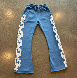 Pantalones Anchos Personalizados con Logotipo OEM 2026 400/500/600gsm, Pantalones Deportivos de Doble Cintura Apilada de Alta Calidad para Hombre - Product Image 4
