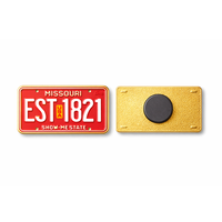 Regalos de Viaje para Recorridos por la Ciudad, Recuerdo Personalizado, Placa Metálica Duradera con Recorte, Imán Promocional para Refrigerador