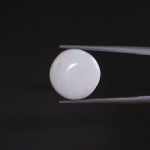 Opale naturelle blanche certifiée IGI, pierre précieuse en vrac, 6,45 carats, ovale 13,5x13mm, taillée à la main, polie, traitée à la cire/l'huile, directement de l'usine - Product Image 3