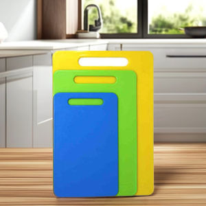 Tabla de cortar antideslizante ecológica Multicolor, accesorios de cocina elegantes, bloque de cortar de plástico seguro - Product Image 3