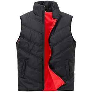 Gilet matelassé sans manches coupe-vent avec fermeture éclair, taille personnalisable, gilet matelassé brillant pour femme - Product Image 3