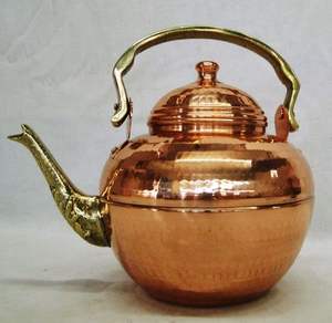 Bouilloire à thé vintage de luxe en cuivre, théière en cuivre pour faire bouillir de l'eau, du thé ou du café, pour cuisinière, maison, hôtel, restaurant, ustensiles de cuisine - Product Image 2