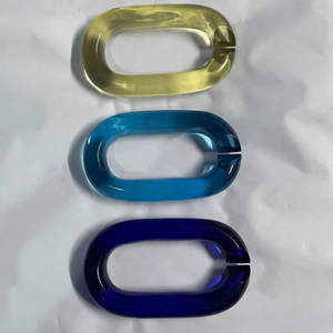 Cadenas Decorativas de Resina Acrílica Transparente y Colorida, Lavables, Estilo Art Deco, para Colgar en la Pared, Decoración Moderna para Habitaciones - Product Image 5