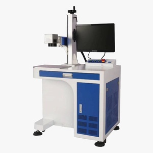 Máquina de Marcado Láser de Fibra Compacta Más Vendida con Accesorio Rotatorio para Objetos Cilíndricos y Tapas de Botellas en Venta - Product Image 1