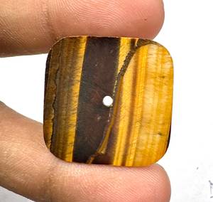 Esfera de Reloj con Movimiento Nh35, Piedra de Ojo de Tigre Natural, Marrón/Negro, Disco de 28.50mm, 1mm de Grosor, Clásica y Elegante para Fabricación de Relojes - Product Image 6