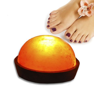 Lampe de thérapie aux sels naturels pour les pieds, masseur chauffant détoxifiant de l'Himalaya pour la relaxation musculaire, l'amélioration de la circulation et le bien-être spa - Product Image 6