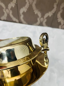 งานฝีมือโบราณ นาฬิกาแขวนผนังทองเหลืองรูปช่องหน้าต่างเรือ ของตกแต่งสไตล์ทะเล (6 นิ้ว) รุ่น BC-007 ทำด้วยมือ พกพาสะดวก - Product Image 5