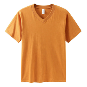 Camiseta de Cuello en V de Alta Calidad, 210 g/m², 100 % Algodón, Manga Corta, Unisex, Personalizable con Logotipo, para Hombre y Mujer, Verano - Product Image 1