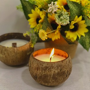 Velas Aromáticas de Cera de Coco de Alta Calidad que Ofrecen una Duración Prolongada de Quemado - Product Image 3