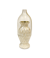 Quemador de Incienso de Madera y Resina Epoxi de Lujo 2026, Tapa de Vidrio, Hecho a Mano, Mubkhar Árabe, Incienso Oud, Decoración Moderna para el Hogar, Regalo