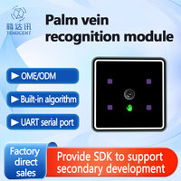 Módulo de Reconocimiento Biométrico de Venas de la Palma de la Mano Tendcent, Microcontrolador, Sistema de Control de Acceso y Asistencia, Compatible con Windows, Android, LINUX