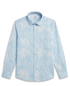 Chemise en lin imprimée pour homme Enovate - Product Image 4
