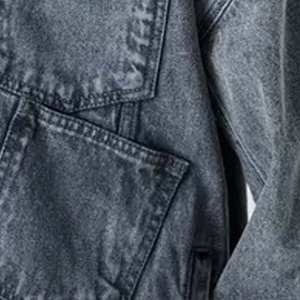 Chaqueta de Mezclilla de Algodón OEM para Hombre, Venta al por Mayor de Fábrica, Alta Calidad, Marca, Otoño, Corte Ajustado, Moda Clásica, Chaquetas de Mezclilla para Hombre - Product Image 4