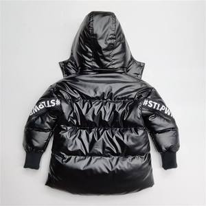 Blouson d'hiver matelassé pour enfants, chaud, léger, respirant, à capuche, pour garçons et filles, vêtements décontractés d'extérieur, vente en gros - Product Image 2