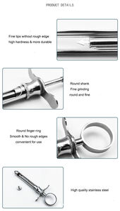 Jeringa Dental de Inyección de Metal Guarddent, Jeringa de Anestesia Dental de Acero Inoxidable, Jeringa Dental de Aspiración - Product Image 5