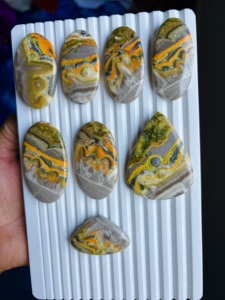 Cabujón de Jaspe Abeja de Calidad Grado AAA, Gema de Jaspe Abeja Hecha a Mano, Pulida y Lisa para la Fabricación de Joyas - Product Image 3