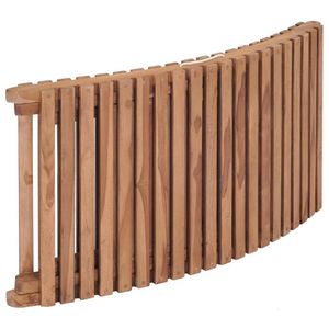 Tumbona Moderna de Teca para Exteriores, Muebles de Patio sin Brazos, Respaldo Sólido, Reclinable Manual Plegable, Diseño Duradero, Estilo Contemporáneo - Product Image 5