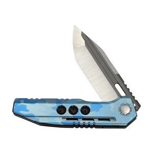 Couteaux pliants avec lame en acier inoxydable, design de poche portable, poignée ergonomique, outil utilitaire léger et pliable pour le camping - Product Image 5