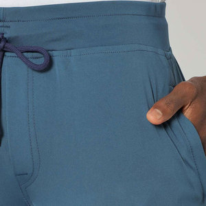 Ensemble de survêtement à capuche pour homme, bleu uni, manches longues, fermeture éclair sur le devant, vêtements décontractés, saison printemps, coupe régulière avec poches latérales - Product Image 4