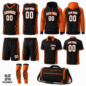En gros : Tenues de basketball (maillots, débardeurs, shorts, sweats à capuche, polos), sacs de sport, vêtements d'équipe unisexes pour adultes, anti-humidité - Fournisseur - Product Image 1