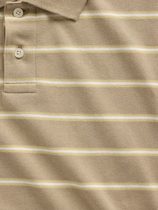 เสื้อโปโลชายพิมพ์ลายทาง ออกแบบโลโก้แบรนด์ OEM ตามสั่ง แห้งเร็ว เหมาะสำหรับกอล์ฟ ผ้าปิเก้ 50% คอตตอน/ 50% โพลีเอสเตอร์ 220 GSM - Product Image 6