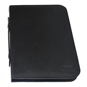 Premium Executive Leather Business Portfolio Organizer Conference <b>Folder</b> File Fastener <b>Document</b> Holder Planner Office Profession - Product Image 1