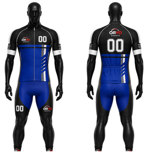 Ensemble maillot et short de cyclisme Orvo Sports unisexe pour adulte, orange et noir, respirant, manches courtes, pour vélo de route, course, équipe personnalisée, OEM - Product Image 4