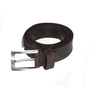 Cinturón de Cuero de Textura Suave en Oferta, Cinturón de Cuero Elegante con Superficie Lisa y Ajuste Flexible - Product Image 2