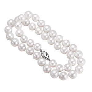 Collar de Perlas de Agua Dulce Auténticas Sin Defectos de Zhuji Jewelry, Regalo para Mamá, Cadena para Clavícula, Venta al por Mayor - Product Image 5