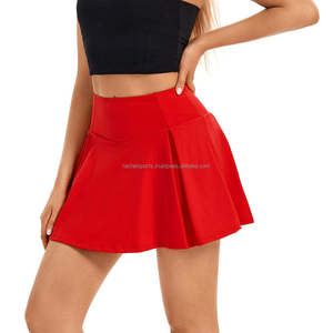 Falda de Tenis Personalizada para Mujer con Shorts Integrados, Ropa Deportiva Transpirable de Algodón/Poliéster para Deportes, Yoga, Correr, Ejercicio al Aire Libre - Product Image 1