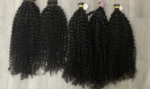 Extensiones de Cabello Humano 100% Remy Vietnamita con Cutícula, Ondulado Natural, Doble Trama, Pre-Adheridas, Onduladas Profundas, Super Onduladas, Punta I - Product Image 3