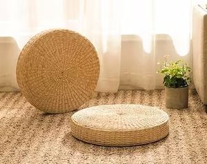 Vietnam Handmade Water Hyacinth Knitted Cushion Pad Eco Friendly Buttocks Support Hand Washable Meditation Use Home Accessory - Product Image 5