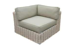 Conjunto de Sofá Rosa de Mimbre para Jardín, Muebles de Exterior Resistentes a los Rayos UV, Ratán PE, Diseño Contemporáneo, Cojines Impermeables - Product Image 2