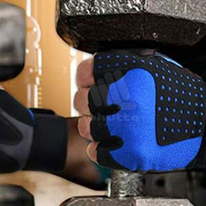 New Customized Design Half Finger Leather Fitness <b>Gloves</b> for <b>Weight</b> Lifting with Custom Logo - Product Image 6