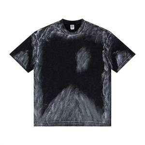 เสื้อยืดแขนยาวผู้ชายดีไซน์ใหม่สไตล์วินเทจฟอกสีซีดจาง พิมพ์โลโก้ตามสั่ง ทรงโอเวอร์ไซส์ ผ้าวาฟเฟิลถักแบบดิสเทรส - Product Image 1