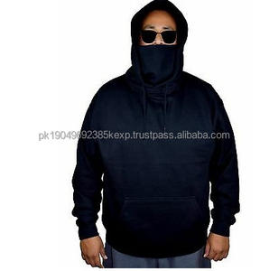 Cagoule à capuche personnalisée double couche, pull-over grande taille, double capuche, style ninja, poids lourd – Fabricants de cagoules à capuche - Product Image 5