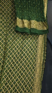 <b>Red</b> <b>Silk</b> Saree Women Traditional Indian Pakistani Wedding Floor-Length Ethnic Sari Regular Fit All Seasons - Product Image 2