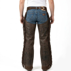 Latest Unisex Western Leather <b>Chaps</b> Button Closure Top Selling Suede Leather <b>Chaps</b> Wholesale Horse <b>Riding</b> <b>Chaps</b> - Product Image 5