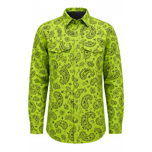 Factory Supply 100% Cotton Casual Breathable Twill Long Sleeve Construction Drivers Uniforms Work Fr <b>Shirts</b> - Product Image 2