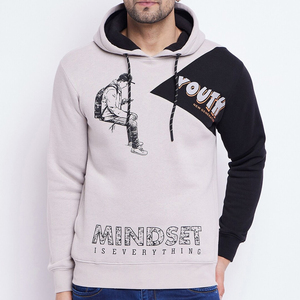 Sudadera con Capucha para Hombre, Informal, de Invierno, de Forro Polar Transpirable, Estilo Urbano, Personalizada con Logotipo Bordado y Estampado en Serigrafía, Moderna y Única - Product Image 1