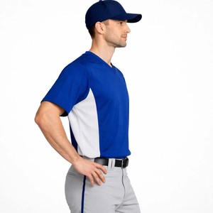Ensemble de t-shirt et pantalon d'entraînement de baseball pour hommes personnalisé, vêtements de sport respirants, uniforme d'équipe, logo OEM - Product Image 5
