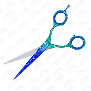 Tijeras de Corte Plano y Tijeras de Entresacar con Dientes, Herramientas Profesionales Ultra Afiladas para el Cabello, Juego de Tijeras de Barbero Japonesas VG10 de 6 Pulgadas - Product Image 3
