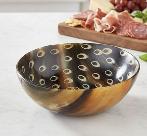 Bol en corne portable de haute qualité, écologique et chic, fait main, style animalier, décoration pour intérieurs bohèmes ou minimalistes - Product Image 1