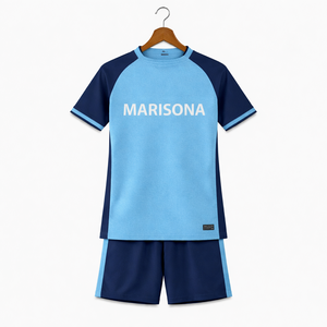 Custom Soccer Uniform Clubs Teams Short Sleeve Quick Dry Breathable 100% Polyester Fabric Sublimated Player Name Number - Product Image 1